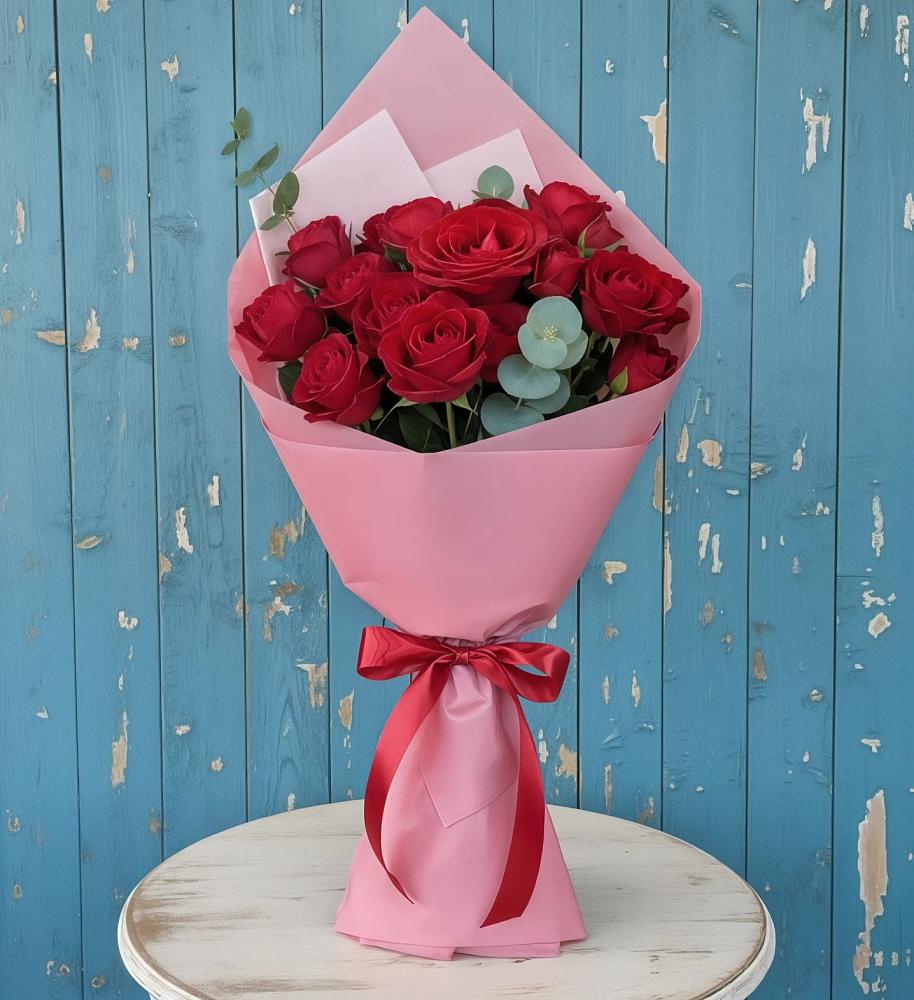 Букет цветов из: Розы в Первоавгустовском