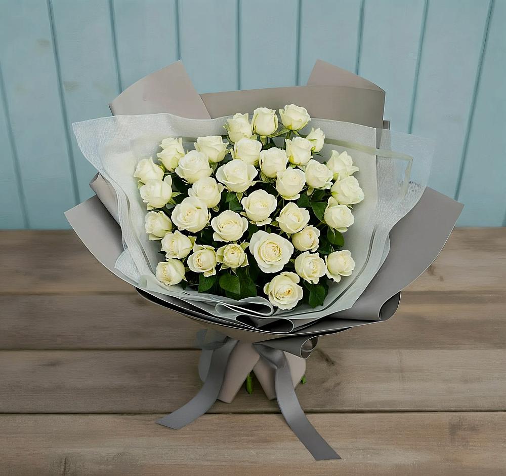 Букет Белоснежная нежность в Первоавгустовском