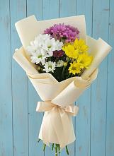 Букет цветов из:  Хризантемы в Первоавгустовском