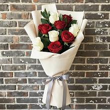 Букет цветов из:  Розы в Первоавгустовском