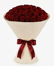 Букет 101 Бордовая роза Блэк Бакарра в Первоавгустовском