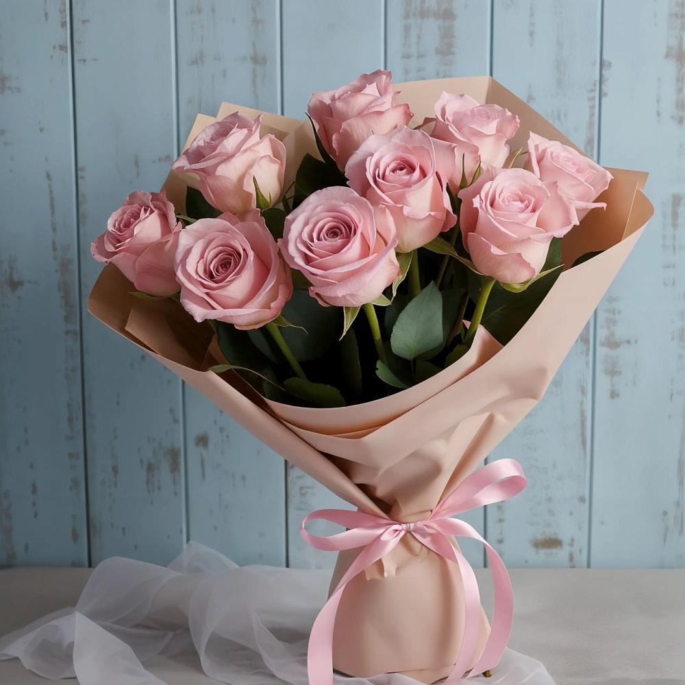 Букет цветов из: Розы в Первоавгустовском