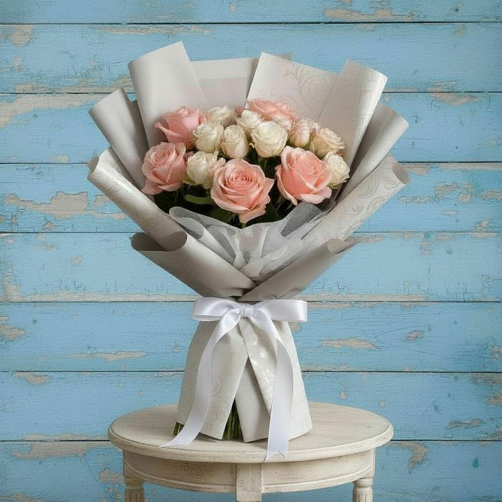Букет цветов из: Розы в Первоавгустовском