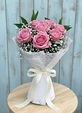 Букет цветов из:  Розы в Первоавгустовском