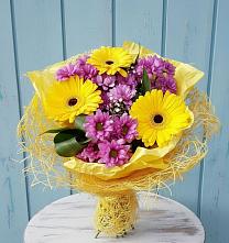 Букет цветов из:  Хризантемы и Герберы в Первоавгустовском