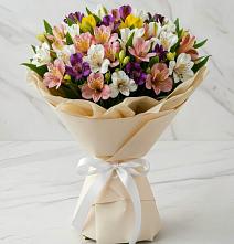 Букет цветов из:  Альстромерии в Первоавгустовском