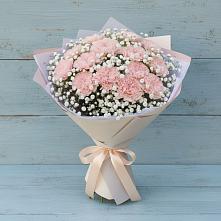 Букет цветов из:  Гвоздики в Первоавгустовском