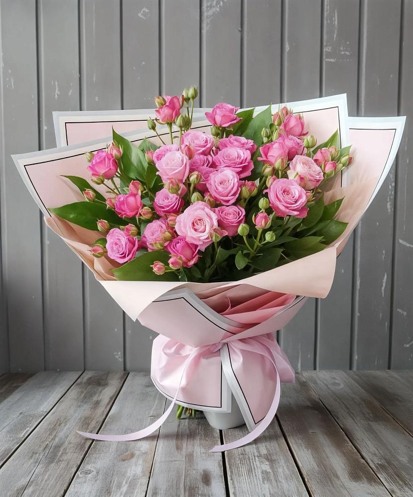 Букет Розовый кустик в Первоавгустовском