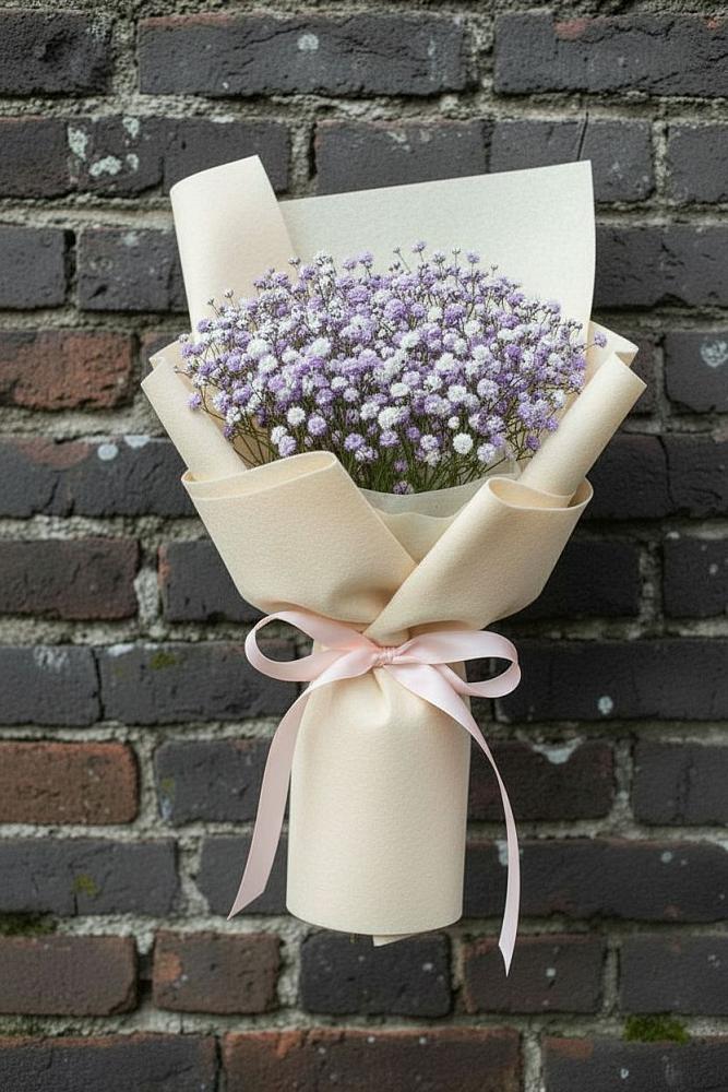 Букет цветов из: Гипсофила в Первоавгустовском