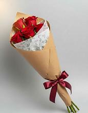 Букет цветов из:  Розы в Первоавгустовском