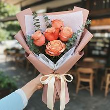 Букет цветов из:  Розы в Первоавгустовском