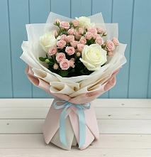 Букет цветов из:  Розы в Первоавгустовском