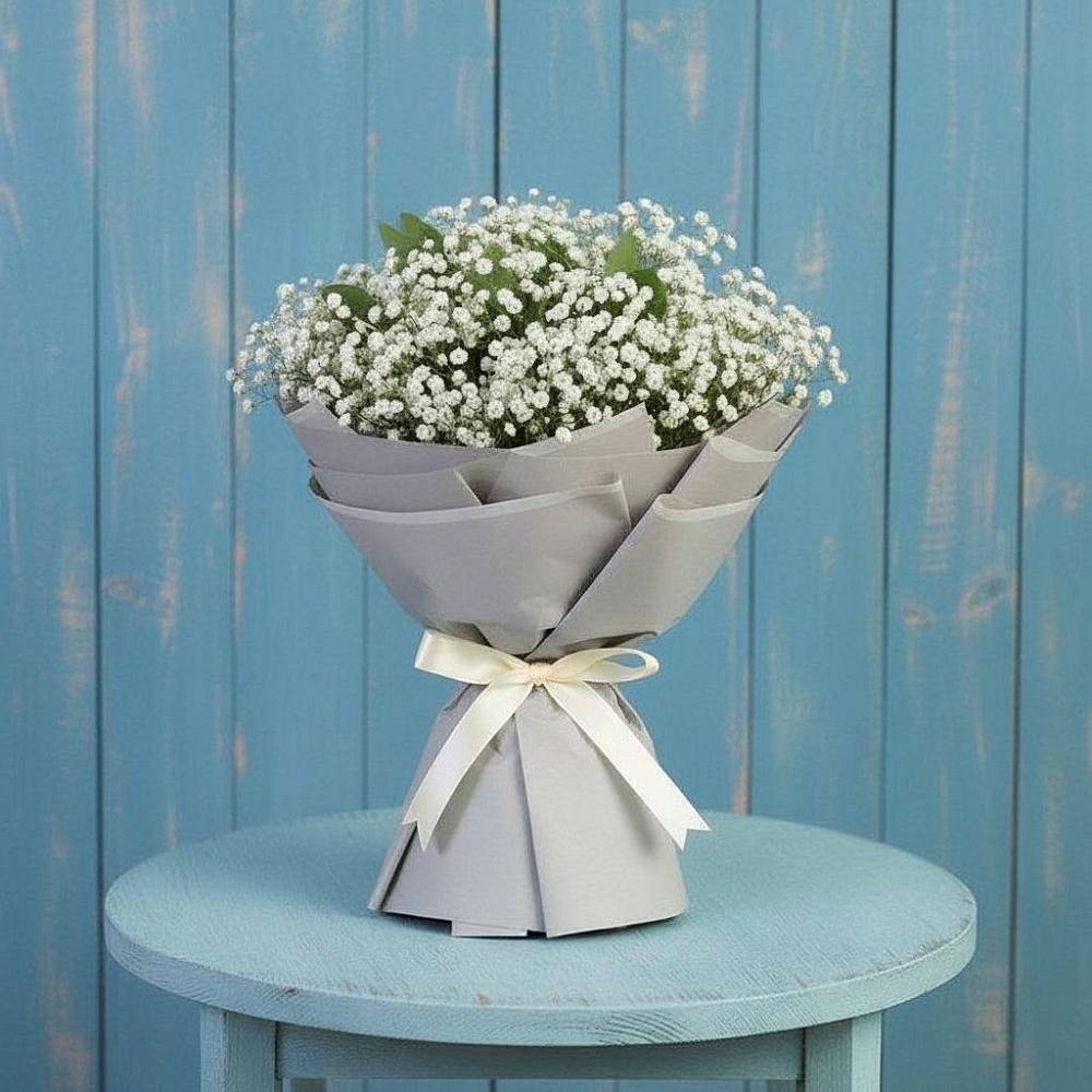 Букет цветов из: Гипсофила в Первоавгустовском