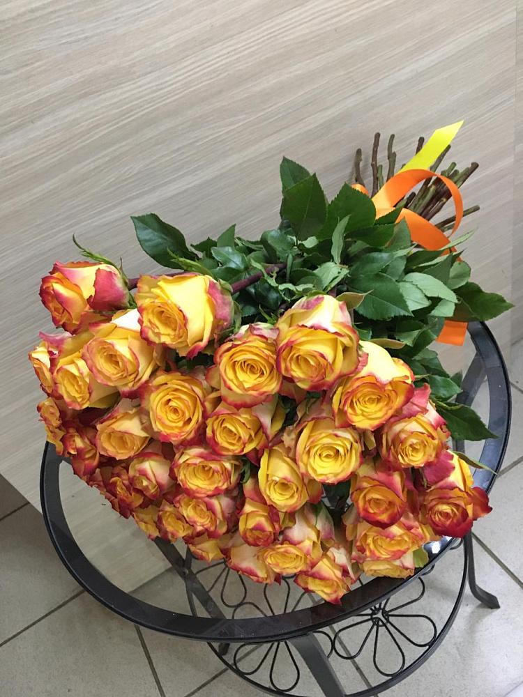 Букет Желтые розы в Первоавгустовском