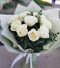 Букет Белые розы Проуд #REPLACE_PRED# Первоавгустовском