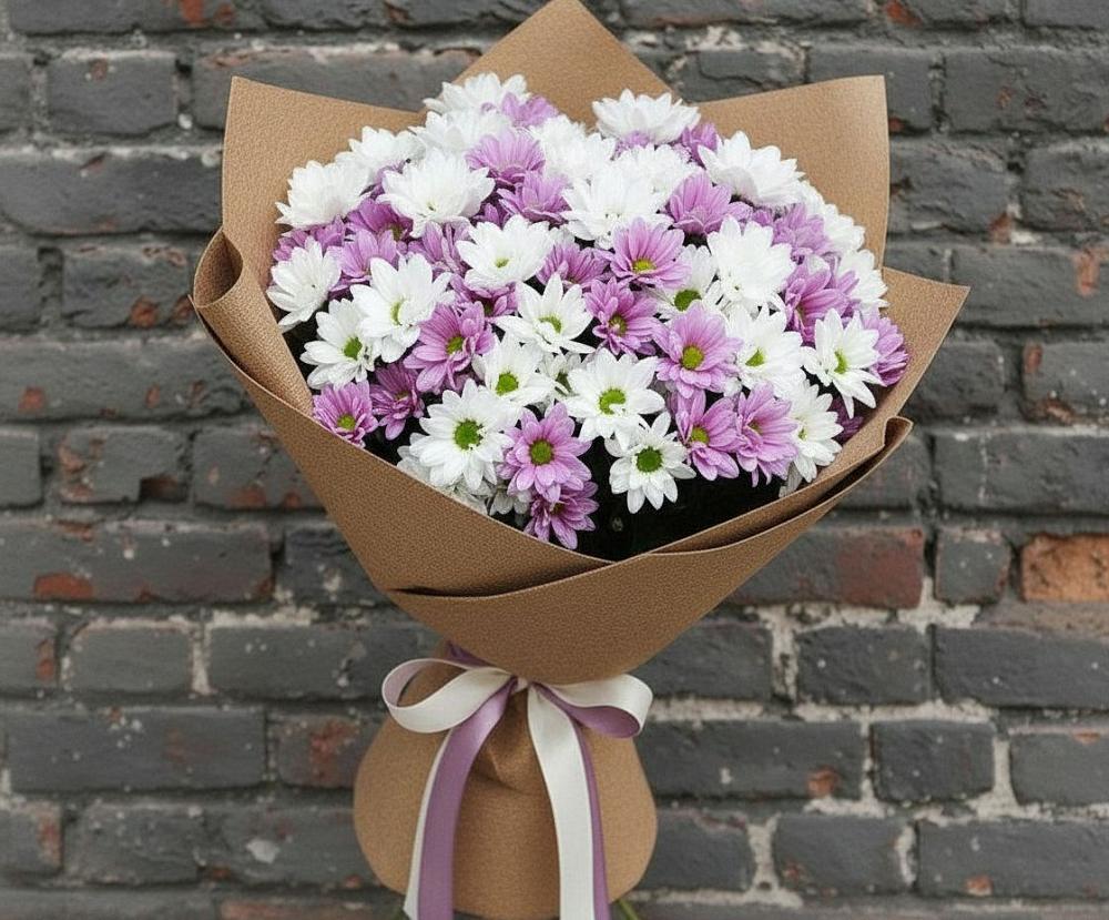 Букет цветов из: Хризантемы в Первоавгустовском
