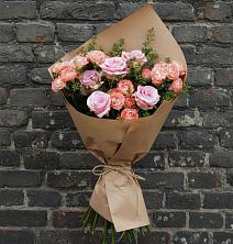 Букет цветов из:  Розы в Первоавгустовском