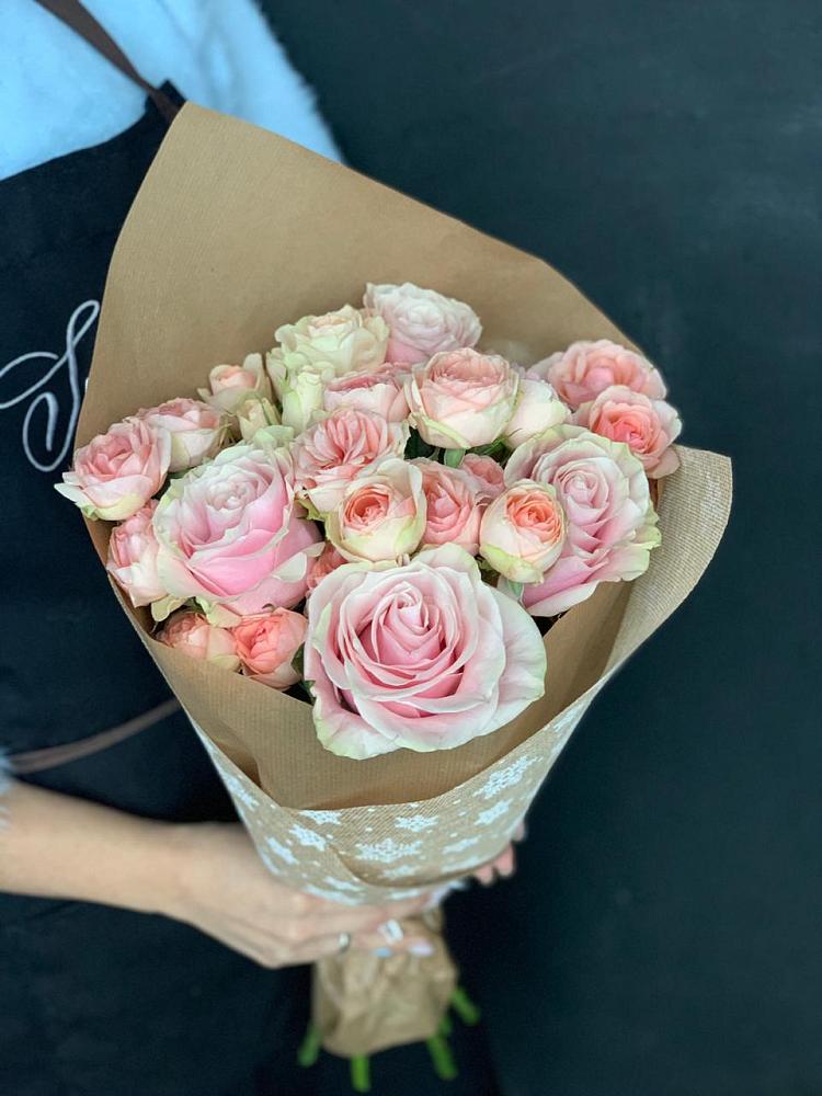 Букет цветов из: Хризантемы и Розы в Первоавгустовском