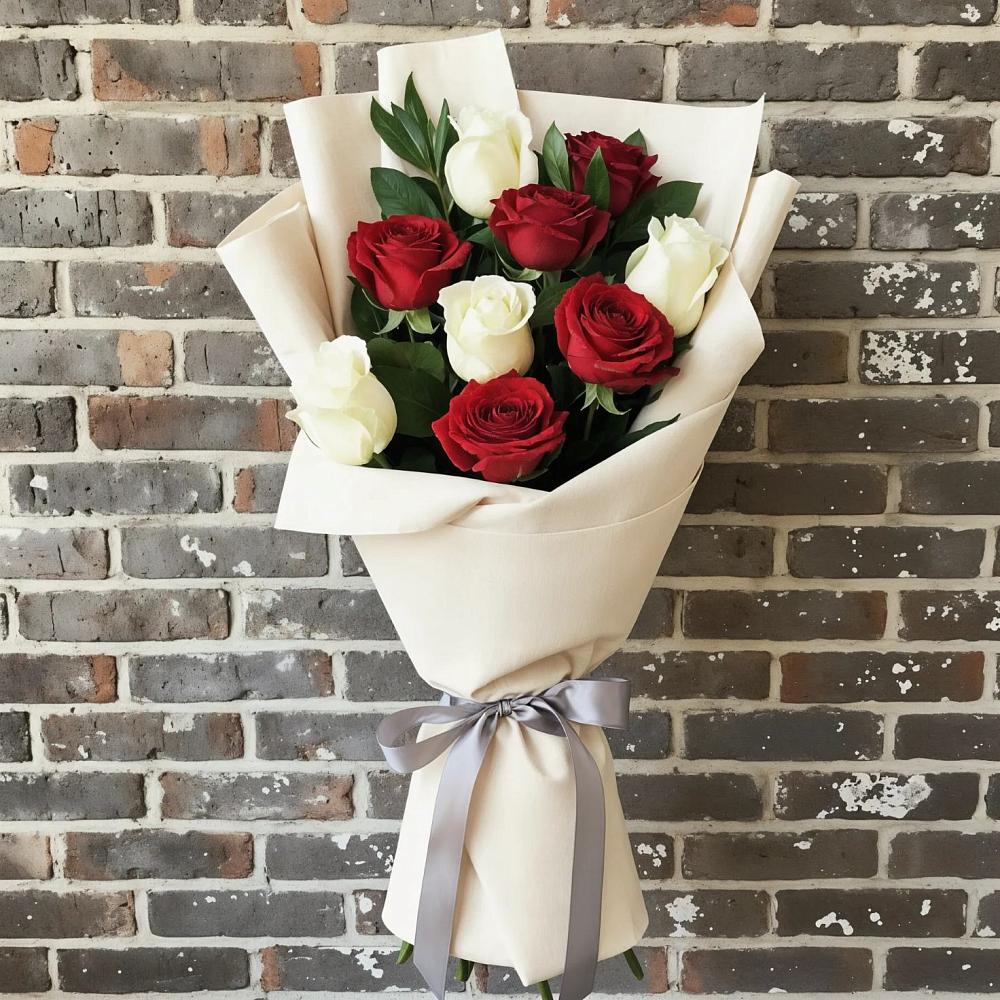 Букет цветов из: Розы в Первоавгустовском