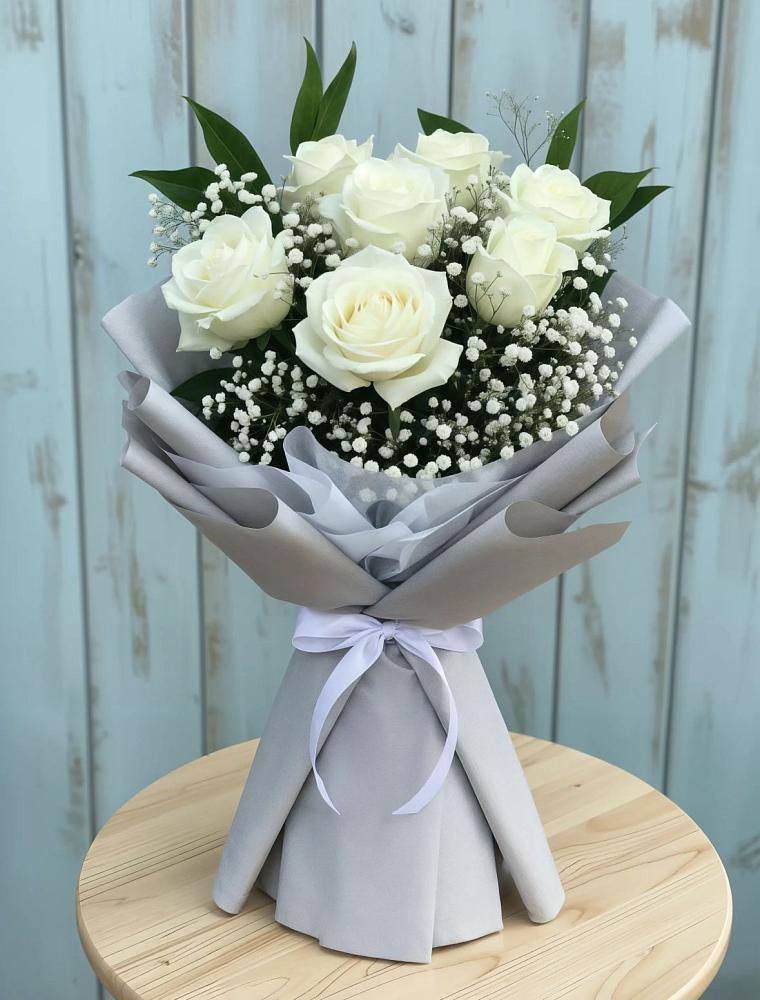 Букет цветов из: Розы в Первоавгустовском