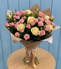 Букет цветов из:  Розы в Первоавгустовском
