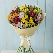 Букет цветов из:  Альстромерии в Первоавгустовском