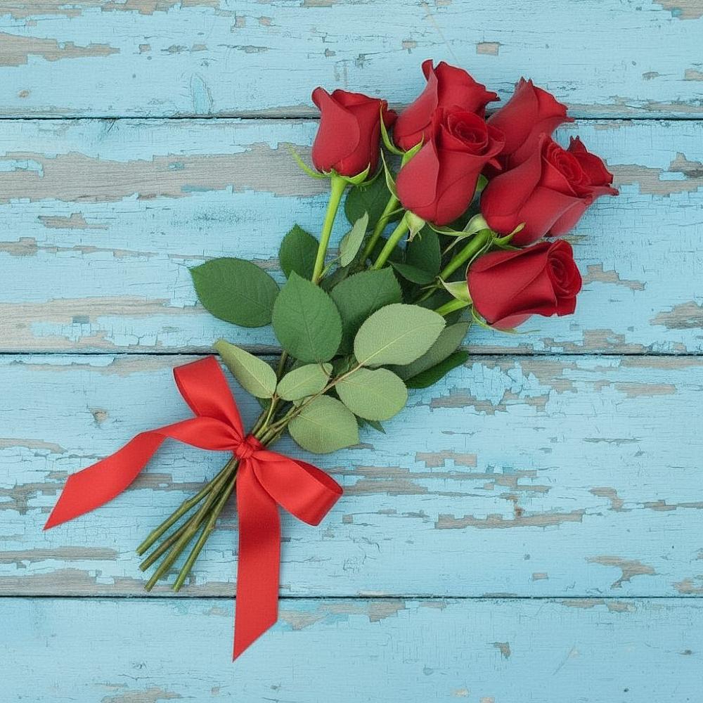 Букет Красные розы в Первоавгустовском