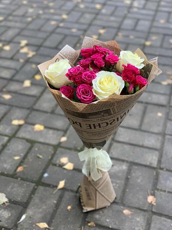 Букет цветов из: Розы в Первоавгустовском