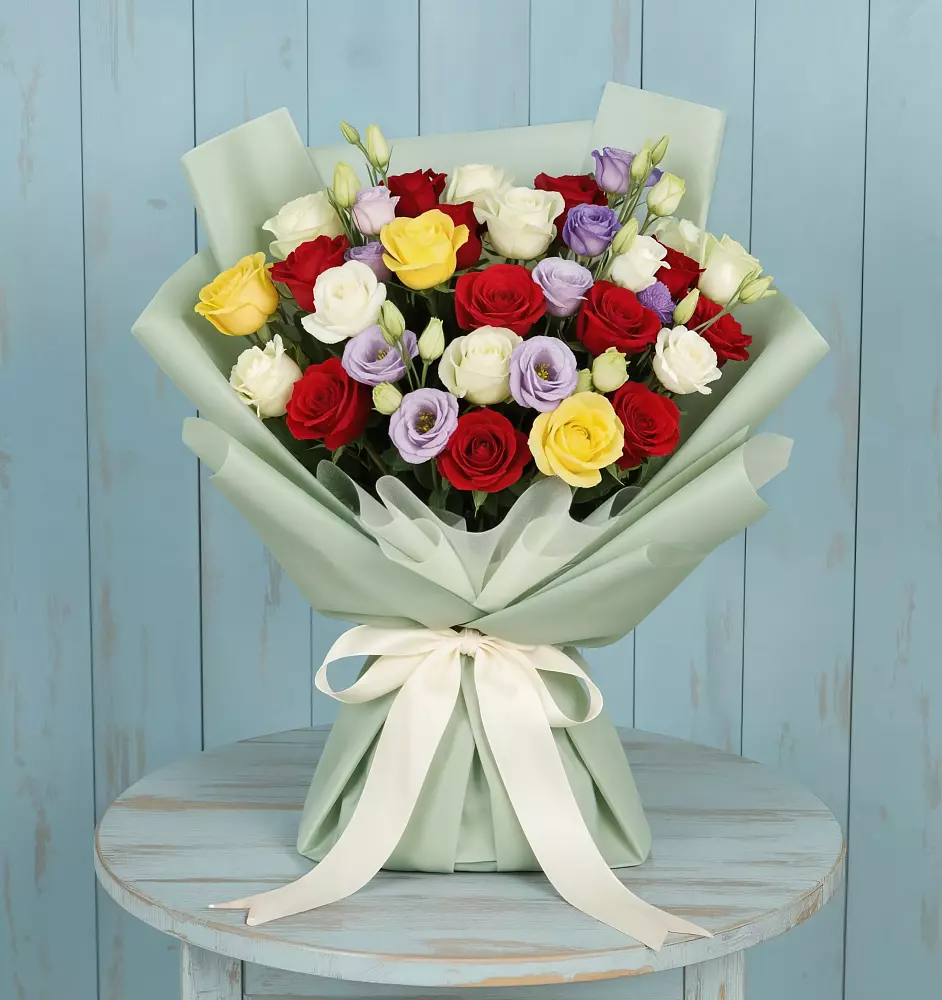 Букет цветов из: Розы в Первоавгустовском